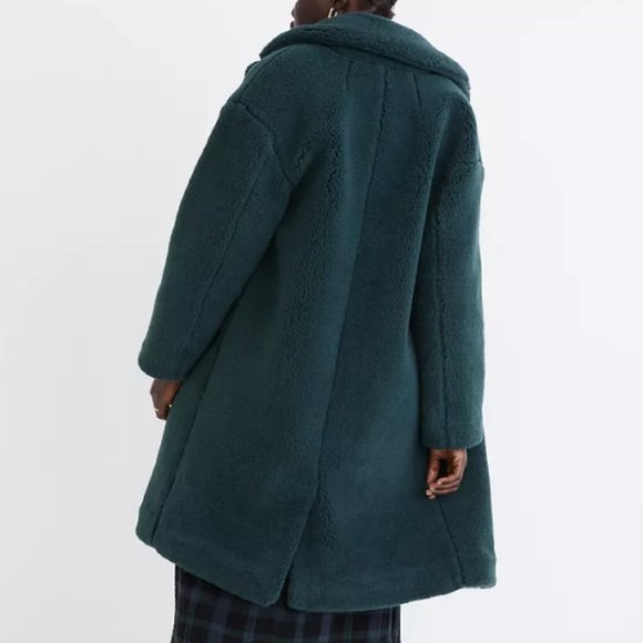 NWT Madewell Sherpa Teddy Coat - Picture 6 of 13